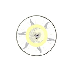 Soleil-lune-oeil Hat Clip Ball Marker