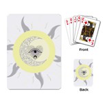 Soleil-lune-oeil Playing Cards Single Design (Rectangle) Back