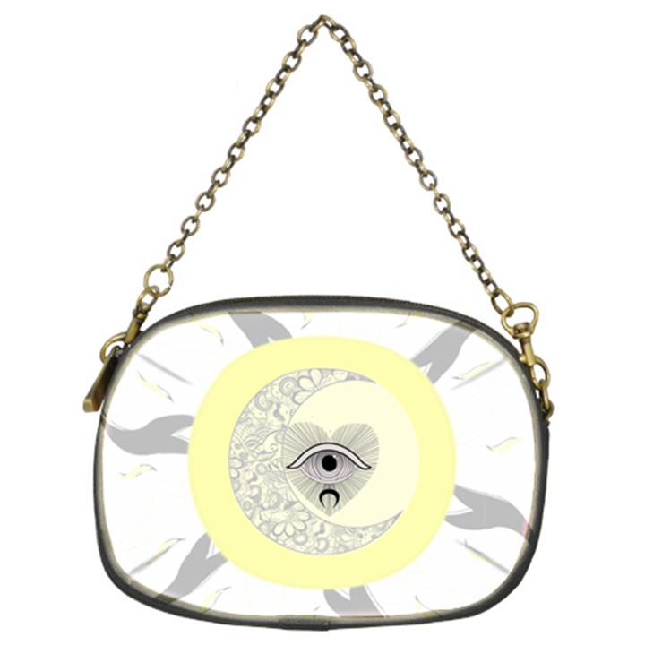 Soleil-lune-oeil Chain Purse (Two Sides)