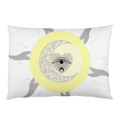 Soleil-lune-oeil Pillow Case