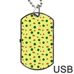 Watermelon Dog Tag USB Flash (Two Sides) Front