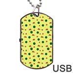 Watermelon Dog Tag USB Flash (Two Sides) Back