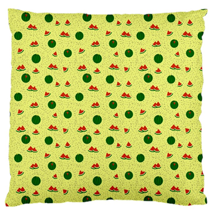 Watermelon Large Flano Cushion Case (Two Sides)