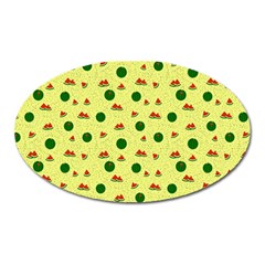 Watermelon Oval Magnet