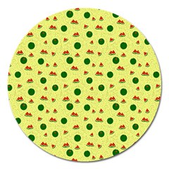 Watermelon Magnet 5  (round)