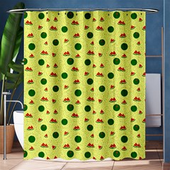 Watermelon Shower Curtain 60  X 72  (medium) 