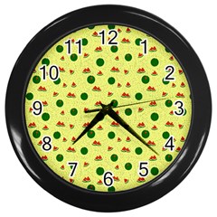 Watermelon Wall Clock (black)