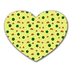 Watermelon Heart Mousepads by UniqueThings