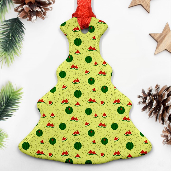 Watermelon Christmas Tree Ornament (Two Sides)