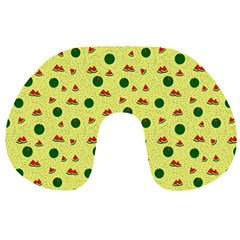 Watermelon Travel Neck Pillow by UniqueThings