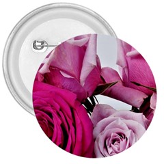 Magenta Roses 3  Buttons by kaleidomarblingart