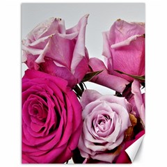 Magenta Roses Canvas 18  X 24  by kaleidomarblingart