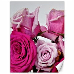 Magenta Roses Canvas 36  X 48  by kaleidomarblingart