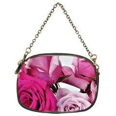 Magenta Roses Chain Purse (two Sides) by kaleidomarblingart