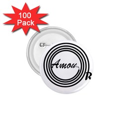 Amour 1 75  Buttons (100 Pack)  by WELCOMEshop