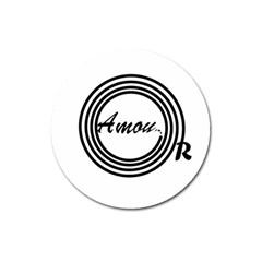 Amour Magnet 3  (round) by WELCOMEshop