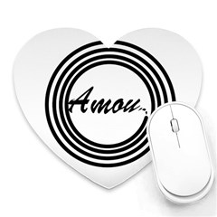 Amour Heart Mousepads by WELCOMEshop