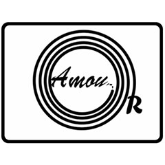 Amour Double Sided Fleece Blanket (large) 