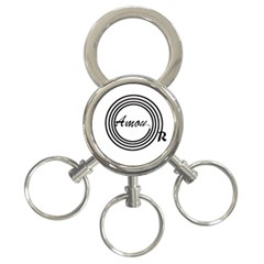 Amour 3-ring Key Chain