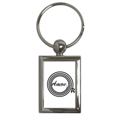 Amour Key Chain (rectangle) by WELCOMEshop