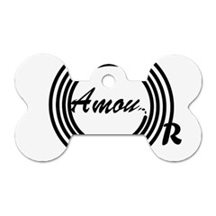 Amour Dog Tag Bone (two Sides)