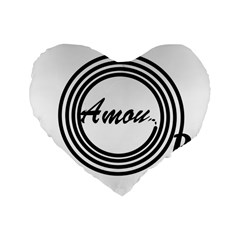 Amour Standard 16  Premium Heart Shape Cushions by WELCOMEshop