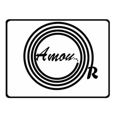 Amour Double Sided Fleece Blanket (small)  by WELCOMEshop