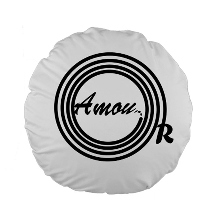 AMOUR Standard 15  Premium Flano Round Cushions