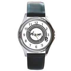 Amour Round Metal Watch