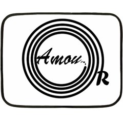 Amour Double Sided Fleece Blanket (mini)  by WELCOMEshop