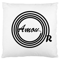 Amour Standard Flano Cushion Case (one Side) by WELCOMEshop