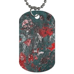 Multicolored Surface Texture Print Dog Tag (two Sides) by dflcprintsclothing