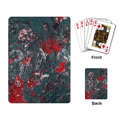 Multicolored Surface Texture Print Playing Cards Single Design (rectangle) by dflcprintsclothing