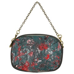 Multicolored Surface Texture Print Chain Purse (two Sides) by dflcprintsclothing