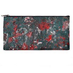 Multicolored Surface Texture Print Pencil Case by dflcprintsclothing