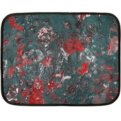 Multicolored Surface Texture Print Double Sided Fleece Blanket (mini) 