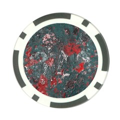 Multicolored Surface Texture Print Poker Chip Card Guard (10 Pack) by dflcprintsclothing