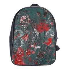 Multicolored Surface Texture Print School Bag (large) by dflcprintsclothing