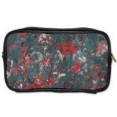 Multicolored Surface Texture Print Toiletries Bag (two Sides) by dflcprintsclothing