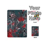 Multicolored Surface Texture Print Playing Cards 54 Designs (Mini) Front - SpadeK