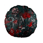 Multicolored Surface Texture Print Standard 15  Premium Round Cushions Front