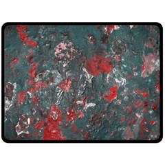 Multicolored Surface Texture Print Double Sided Fleece Blanket (large) 