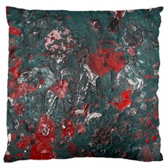 Multicolored Surface Texture Print Large Flano Cushion Case (one Side) by dflcprintsclothing