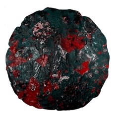 Multicolored Surface Texture Print Large 18  Premium Flano Round Cushions