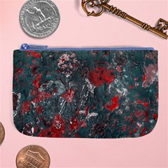 Multicolored Surface Texture Print Large Coin Purse by dflcprintsclothing