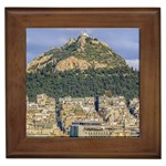 Atenas Aerial View Cityscape Photo Framed Tile Front