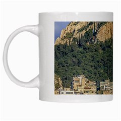 Atenas Aerial View Cityscape Photo White Mugs by dflcprintsclothing