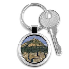 Atenas Aerial View Cityscape Photo Key Chain (round)