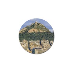 Atenas Aerial View Cityscape Photo Golf Ball Marker