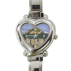 Atenas Aerial View Cityscape Photo Heart Italian Charm Watch by dflcprintsclothing